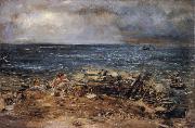 William Mctaggart The Emigrants oil painting on canvas